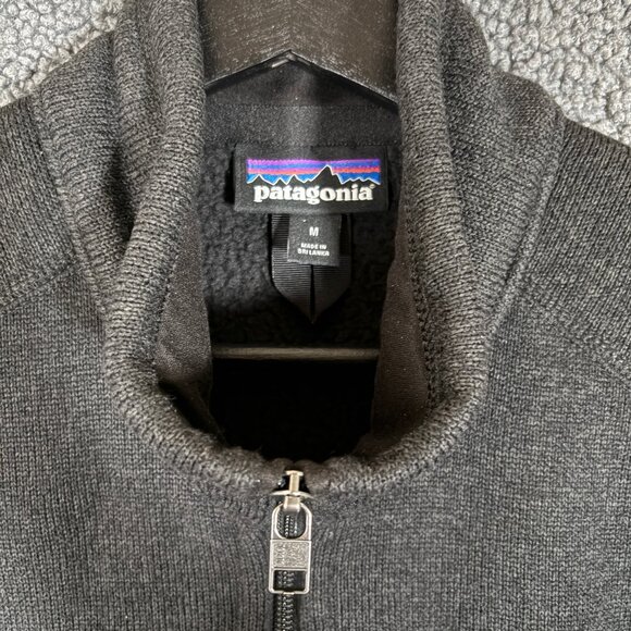 Patagonia Better Sweater Full Zip Vest - Men's Size M - Black - Picture 2 of 8